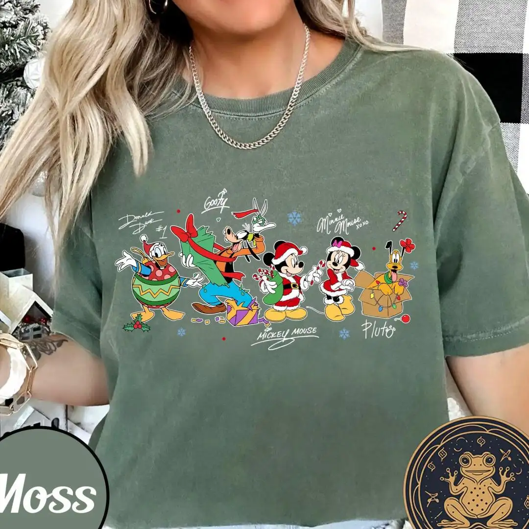 Disney Mickey Holiday Shirt for Family Christmas Trip
