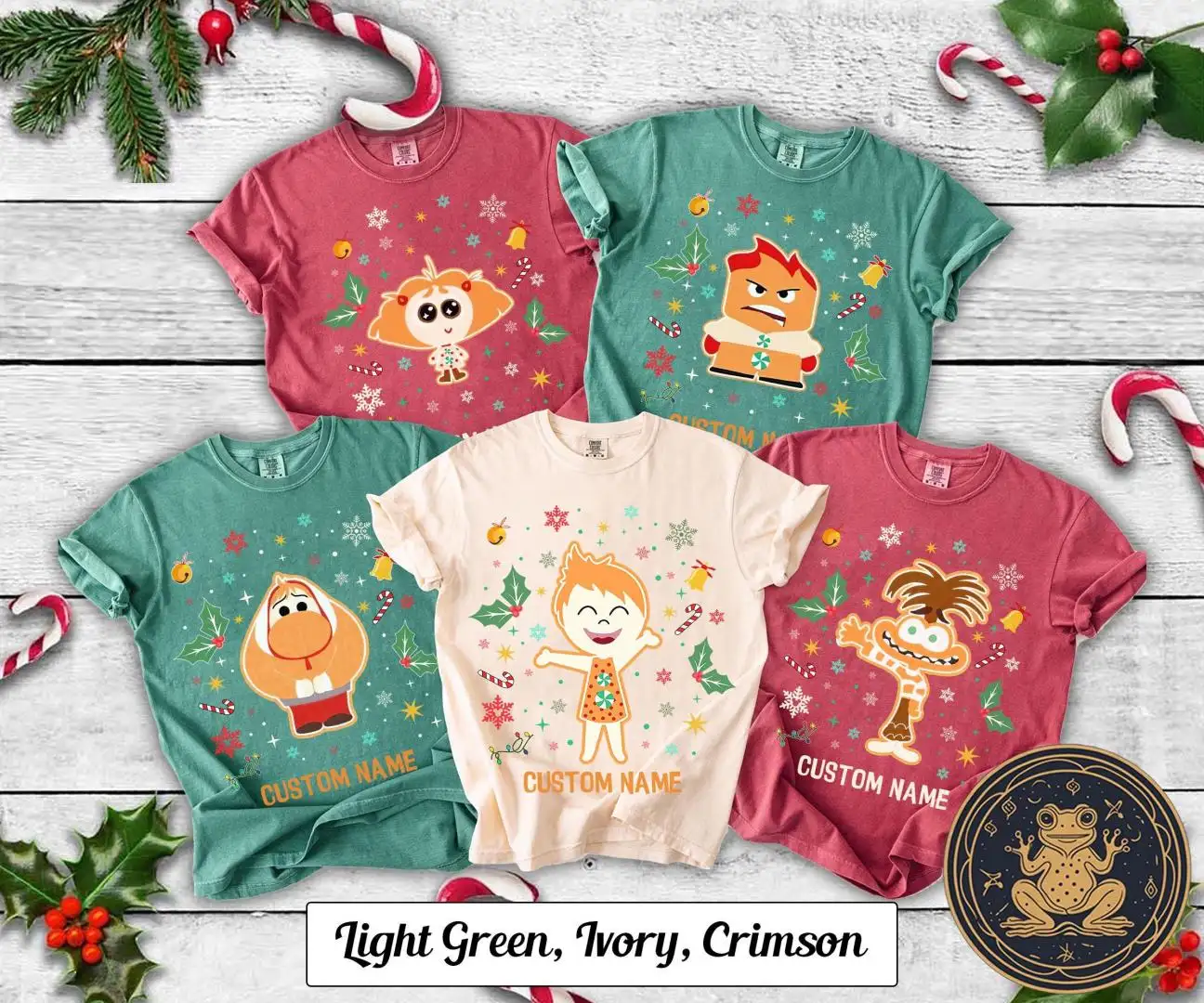 Disney Inside Out Gingerbread Christmas Shirt