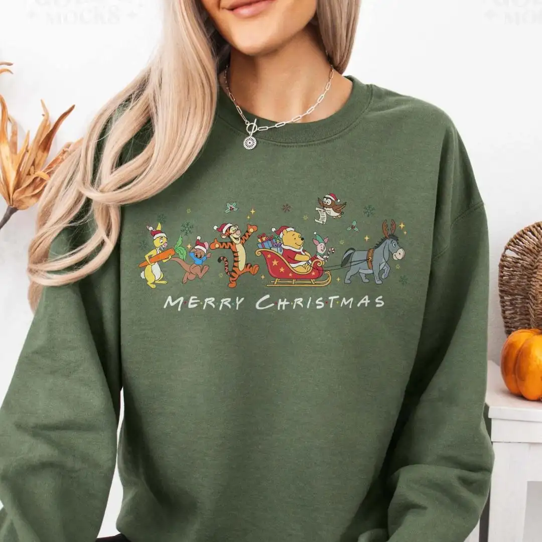 Disney Winnie The Pooh Christmas Shirt For Kids
