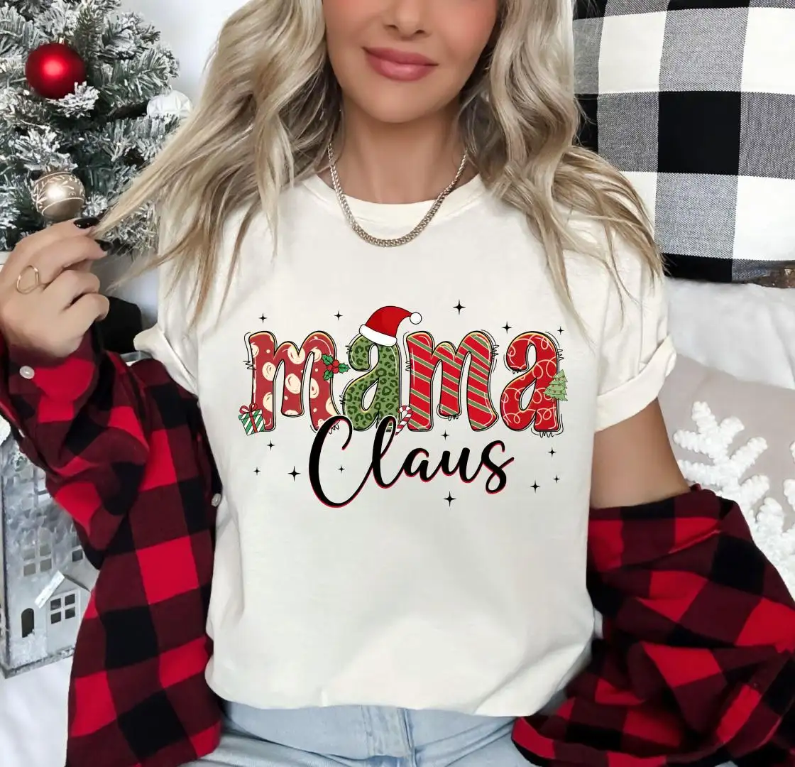 Christmas Grandma Shirt Holiday Family Gift