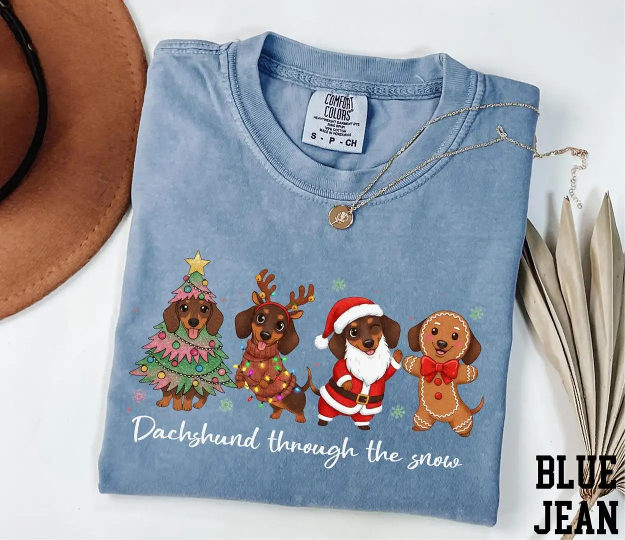 Funny Christmas Dachshund Shirt for Xmas Party