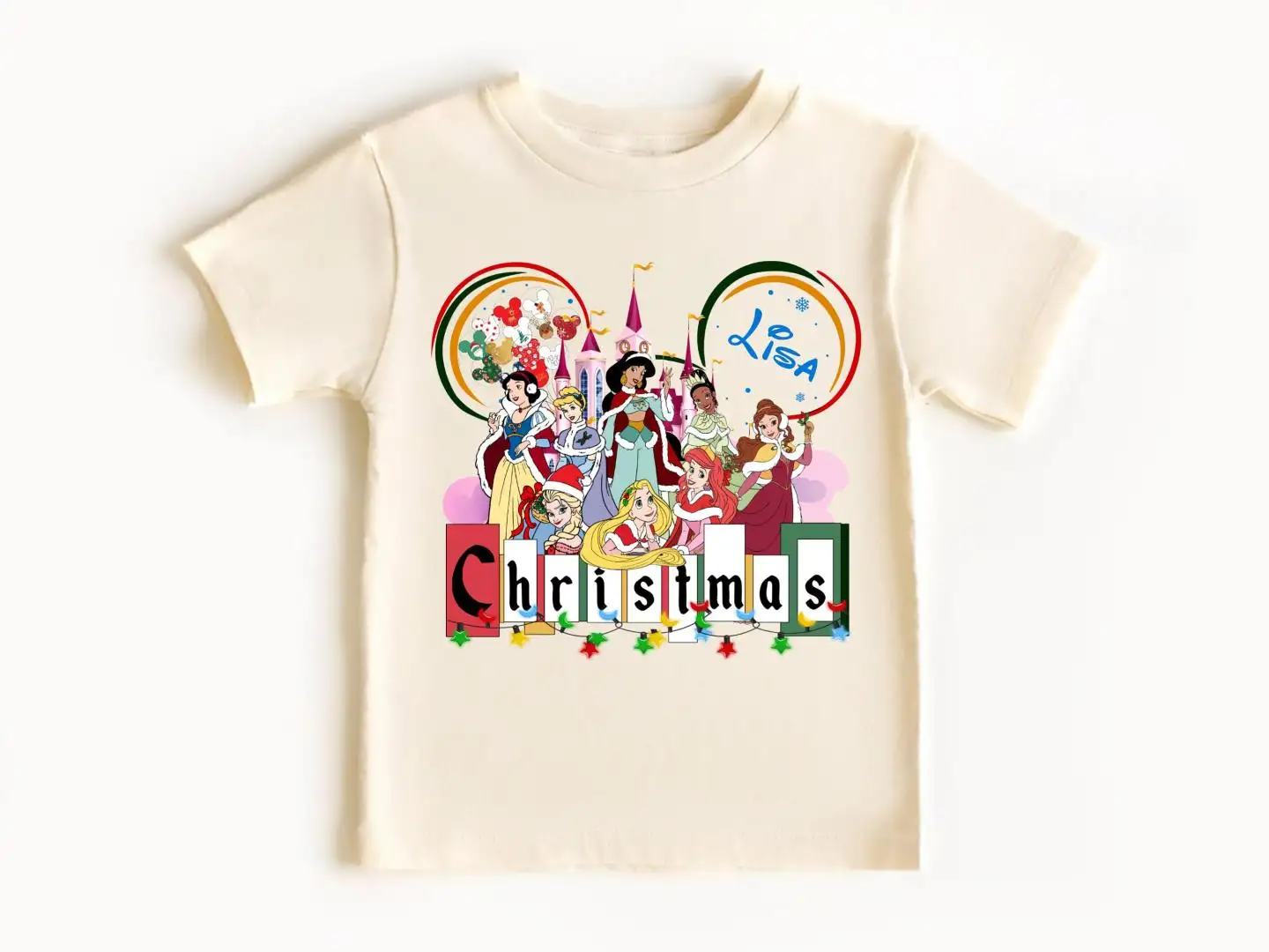 Disney Princess Christmas Shirt for Girls
