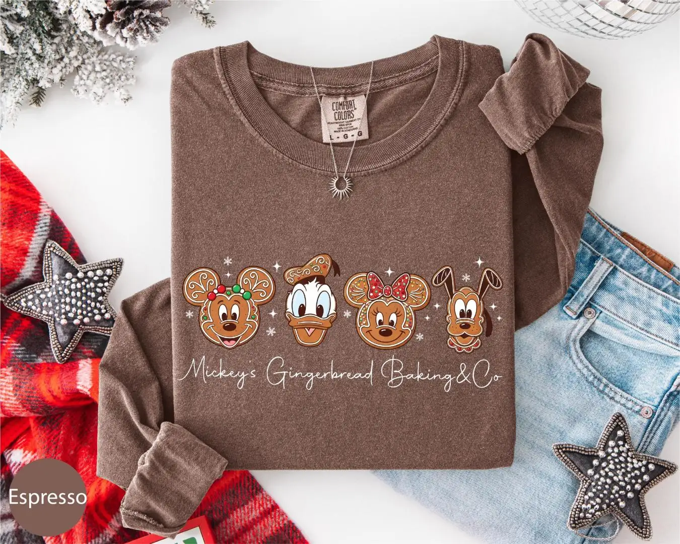 Disney Mickey Gingerbread Baking Shirt