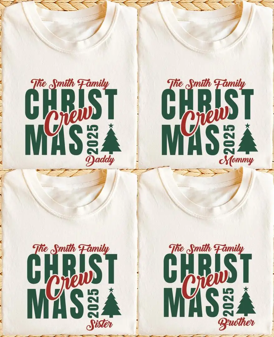 Personalized Christmas Family Shirt | Matching Holiday Crew