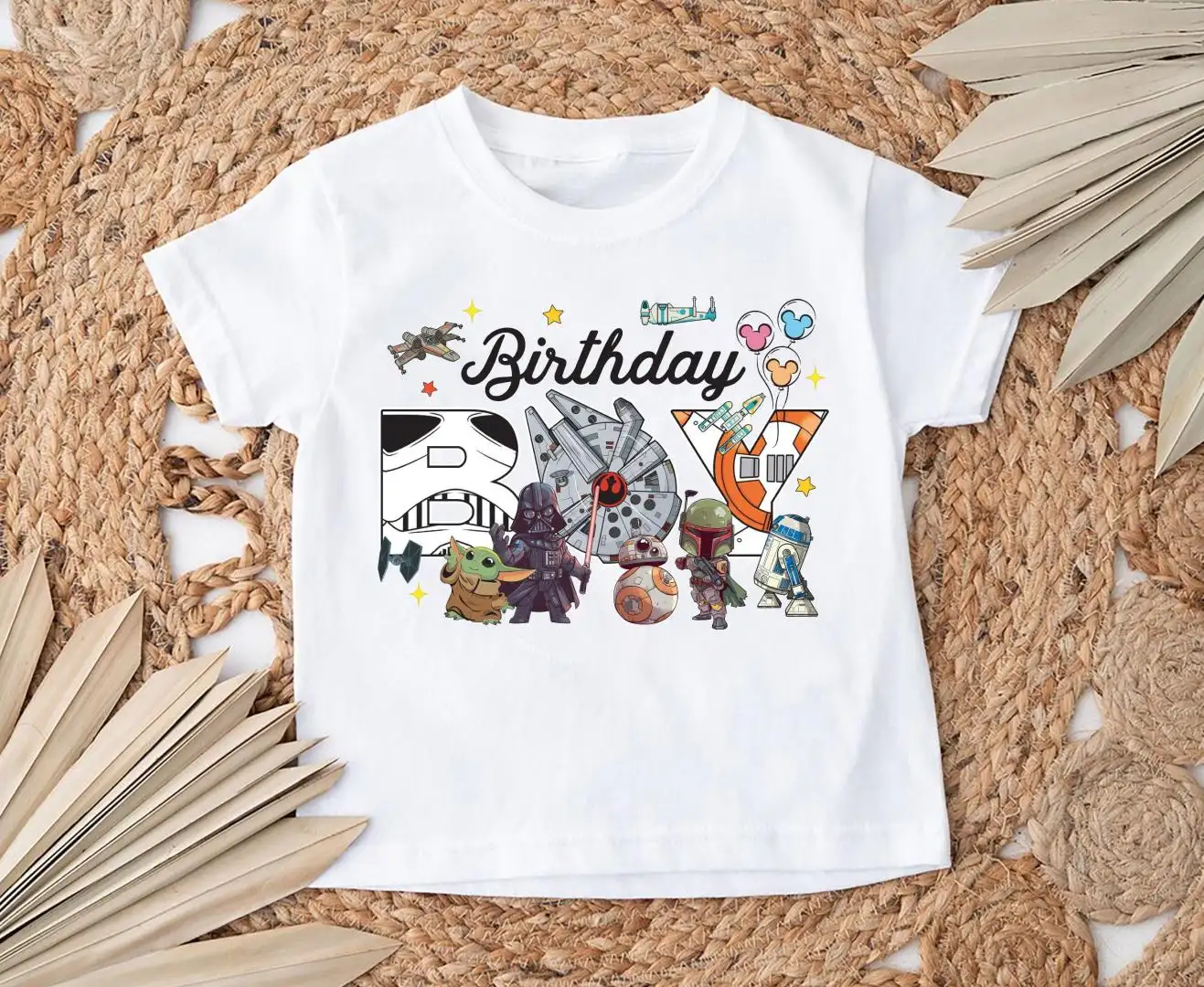 Star Wars Birthday Boy Shirt for Family Matching