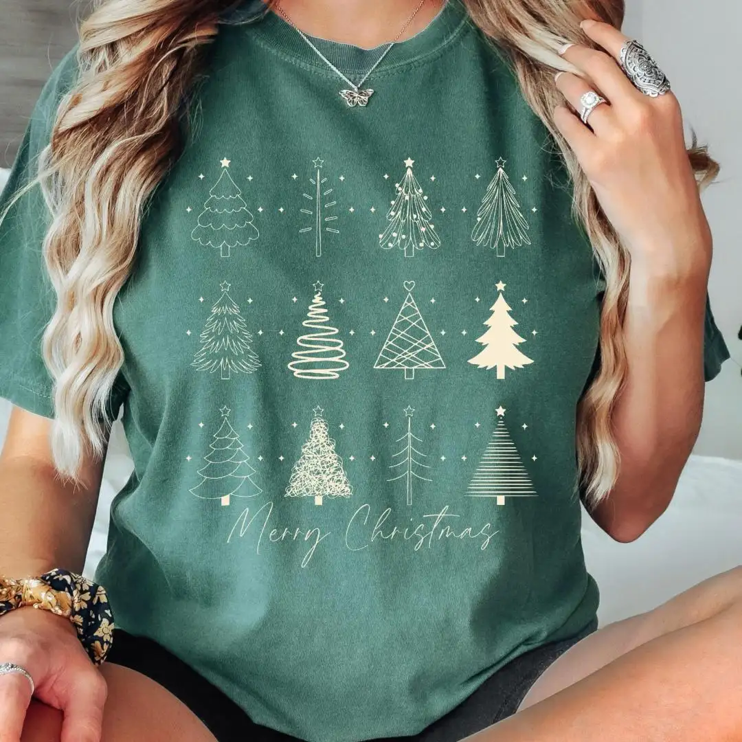 Comfort Colors Christmas Shirt for Family Matching