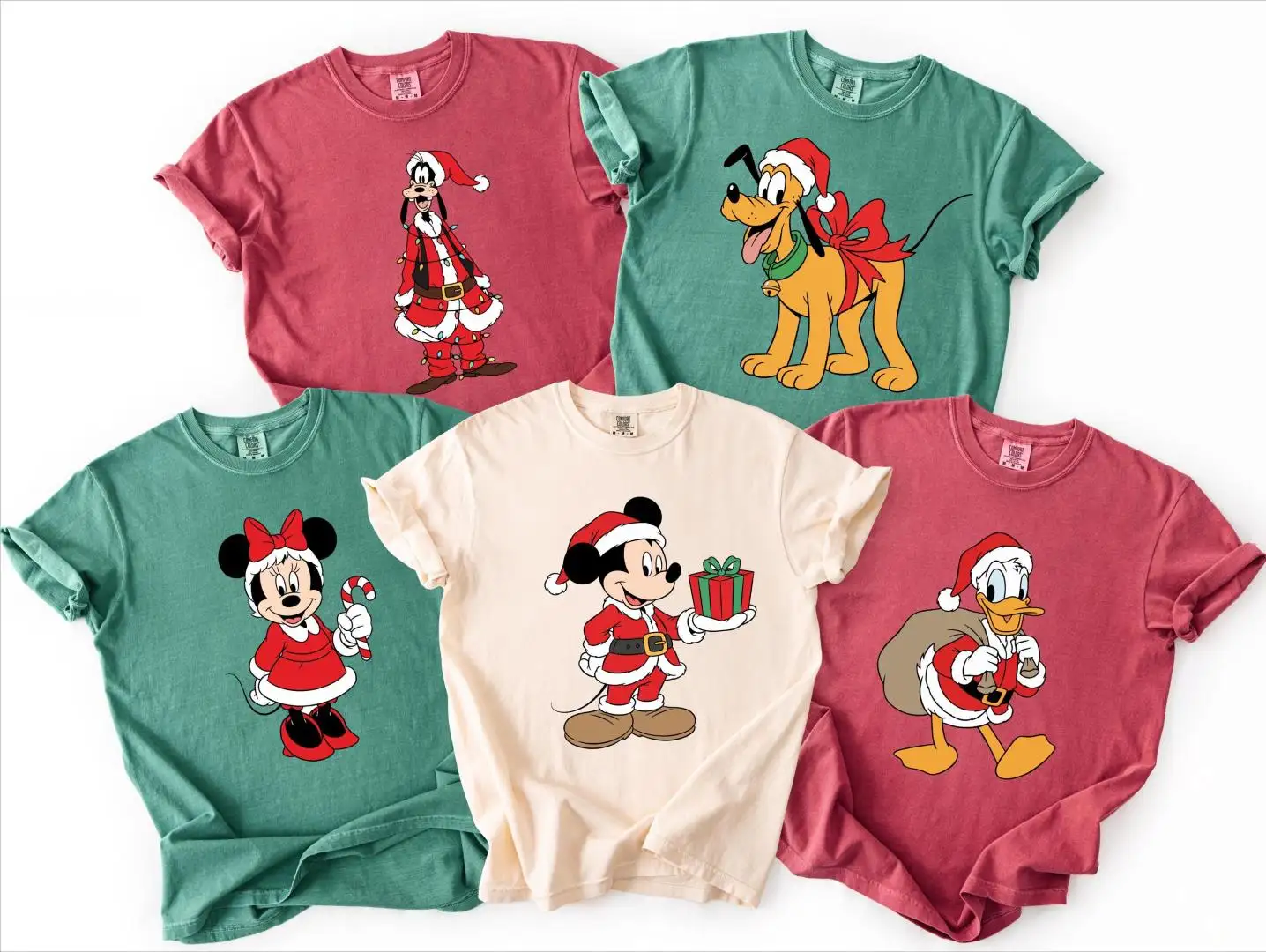 Disney Christmas Shirt | Mickey Santa Claus Matching Shirt