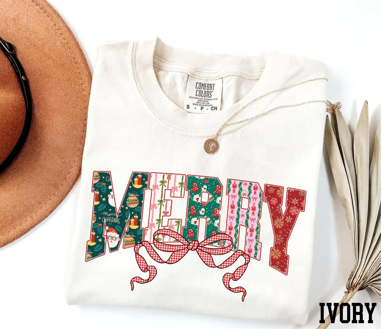 Comfort Colors Retro Christmas Shirt