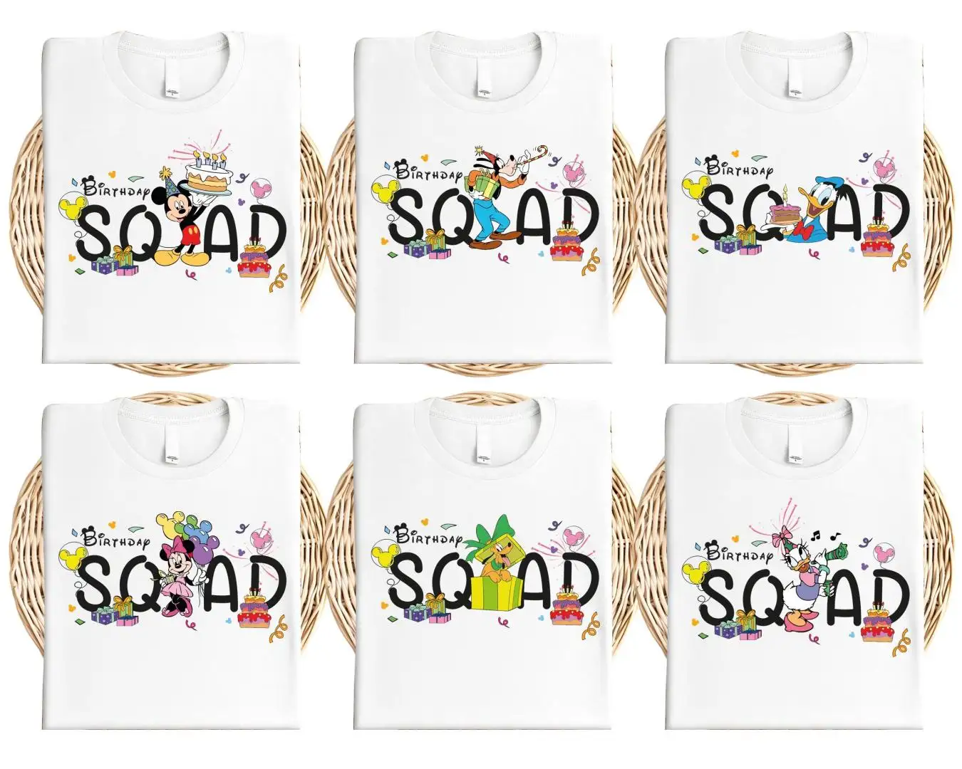 Disney Birthday Squad Shirt for Family Party