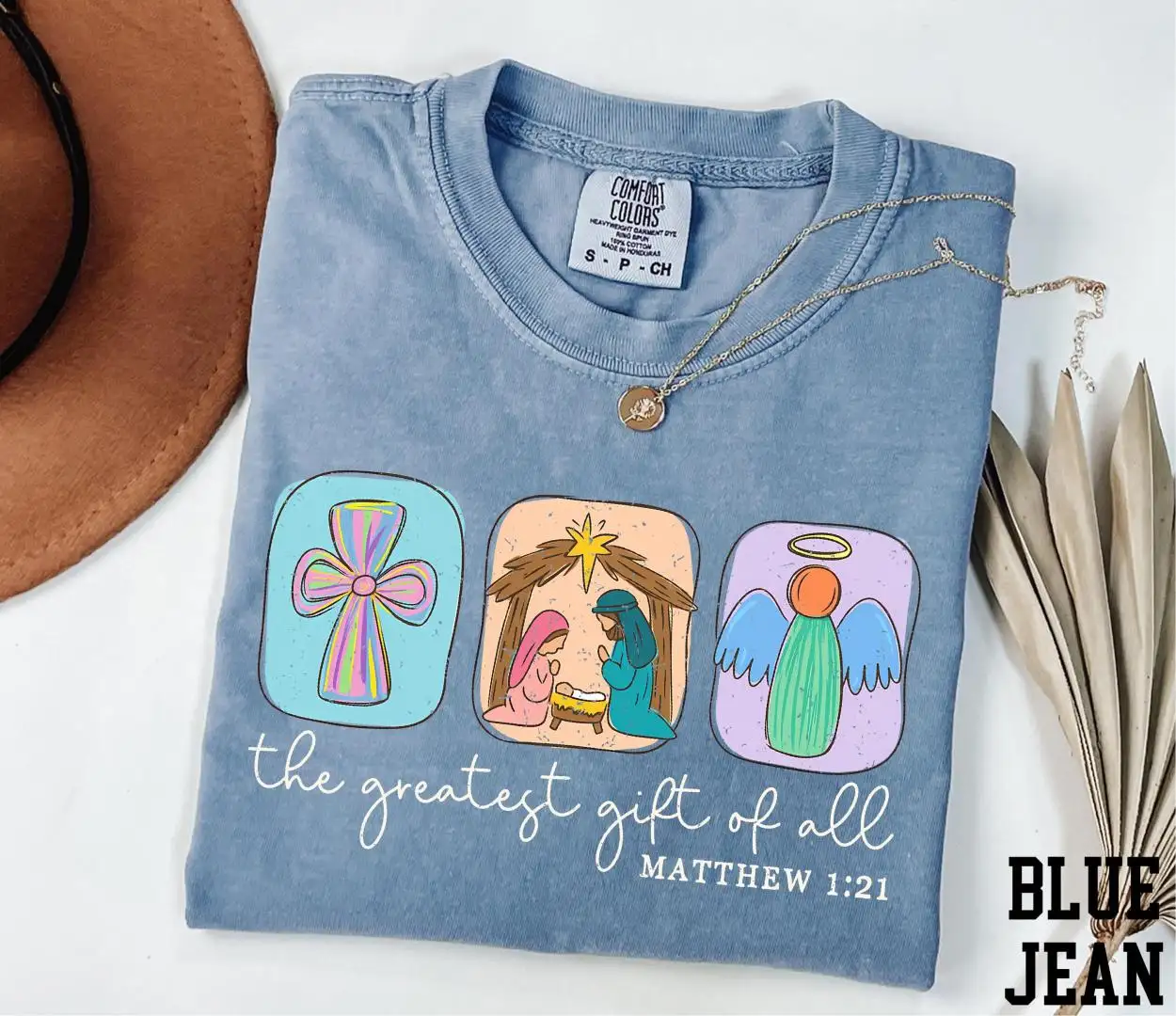 Religious Christmas Nativity Shirt For Jesus Lovers