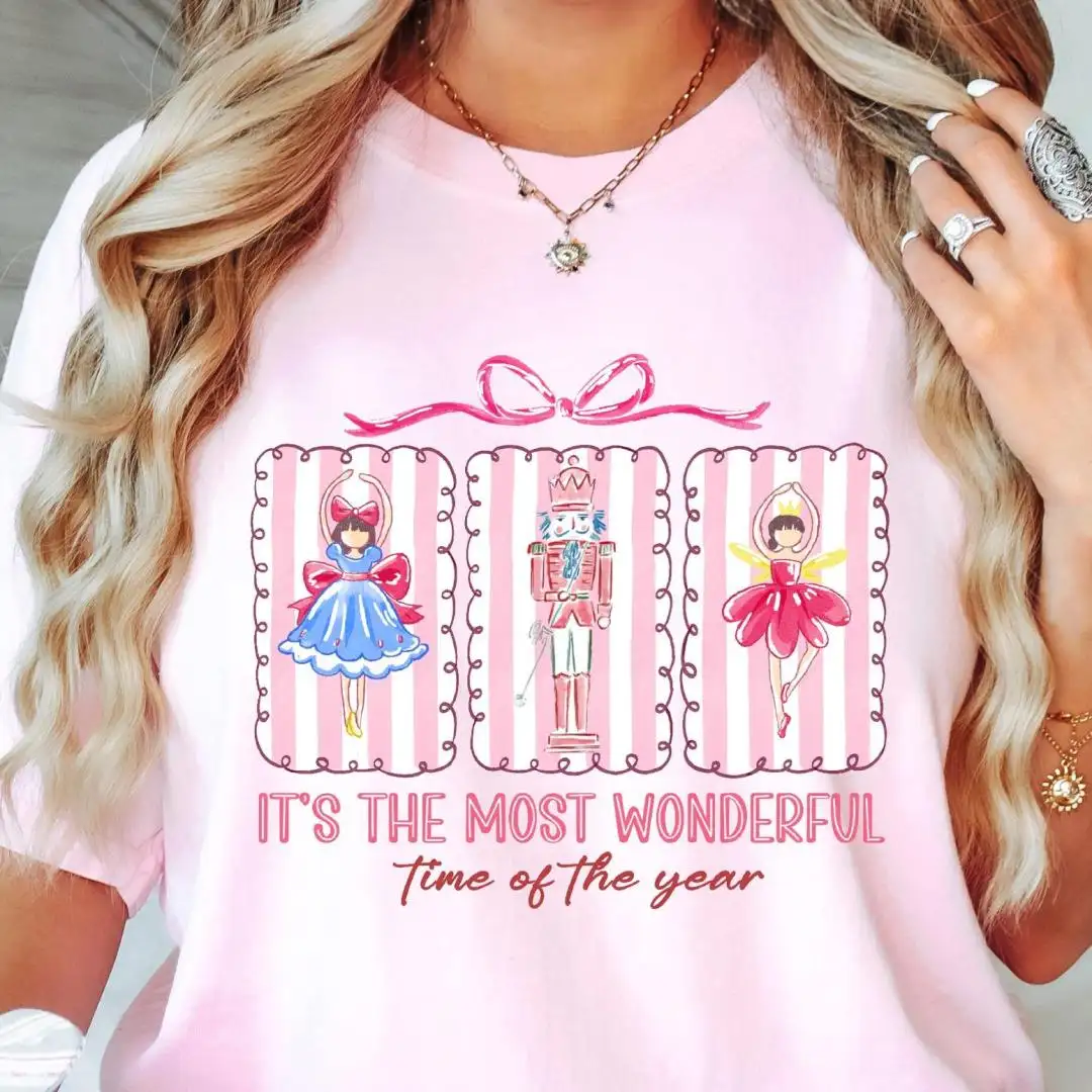 Girls Christmas Nutcracker Ballerina Shirt