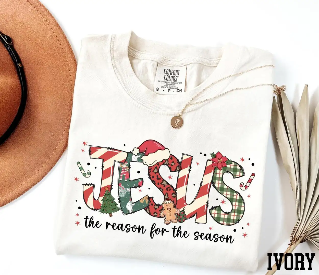 Religious Christmas Shirt Jesus Is The Reason For The Season