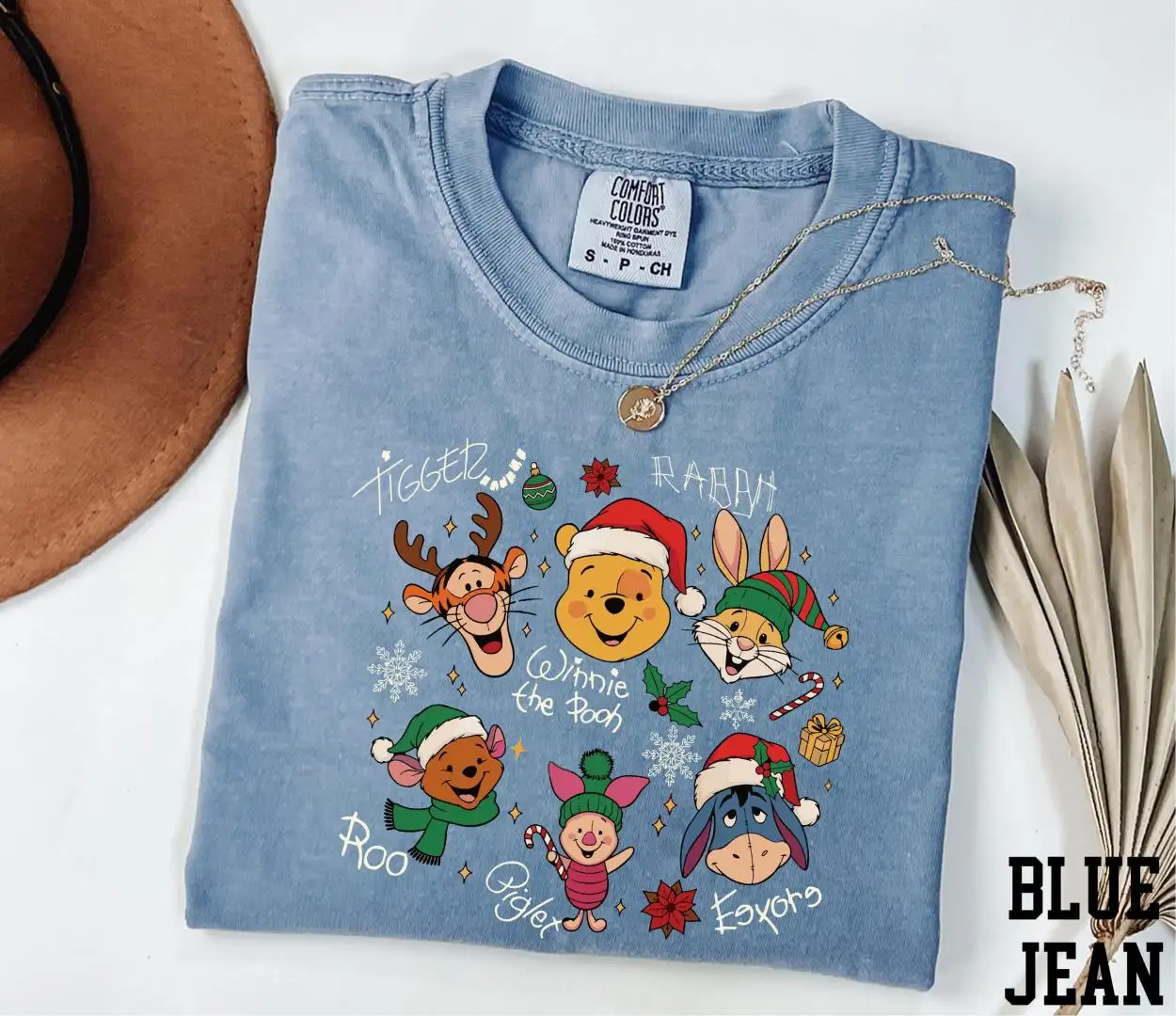 Disney Winnie the Pooh Christmas Shirt for Adults