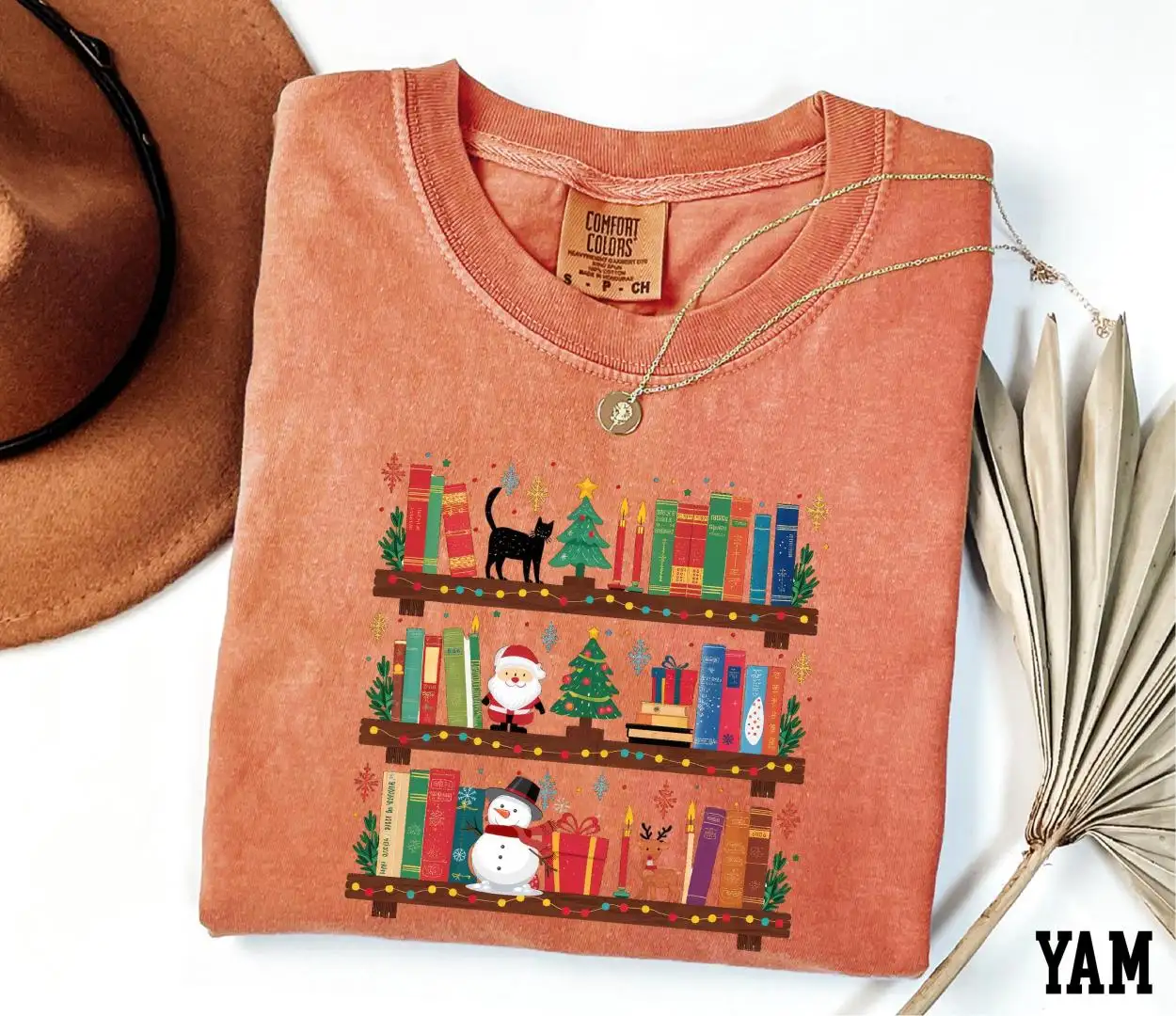 Christmas Book Lover Reading Shirt for Librarians