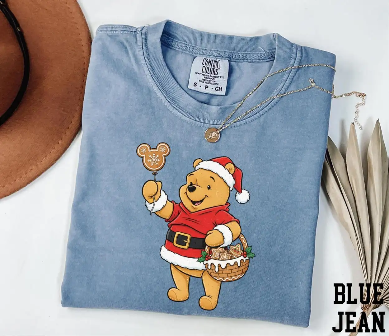 Disney Winnie The Pooh Christmas Shirt Holiday Gift