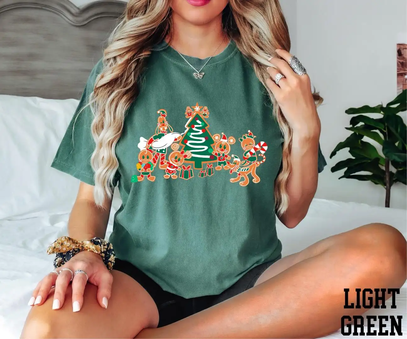 Comfort Colors® Mickey and Friends Gingerbread Cookies Shirt, Disney Xmas Holiday Shirt, Disney Baking Shirt, Mickey and Co Christmas Shirt