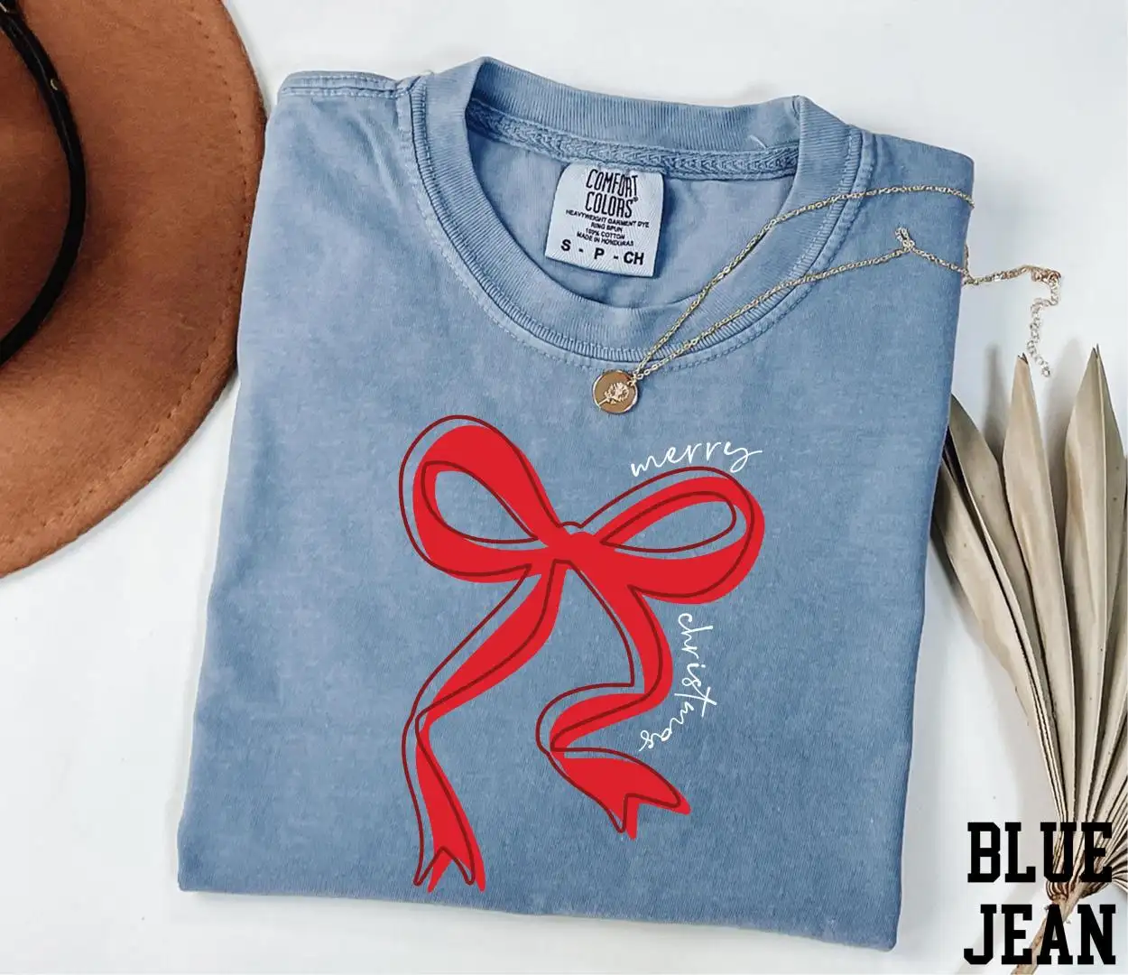 Comfort Colors® Merry Christmas Shirt, Red Coquette Shirt, Christmas Party Shirt, Christmas Gift for Her, Xmas Shirt, Christmas Shirt