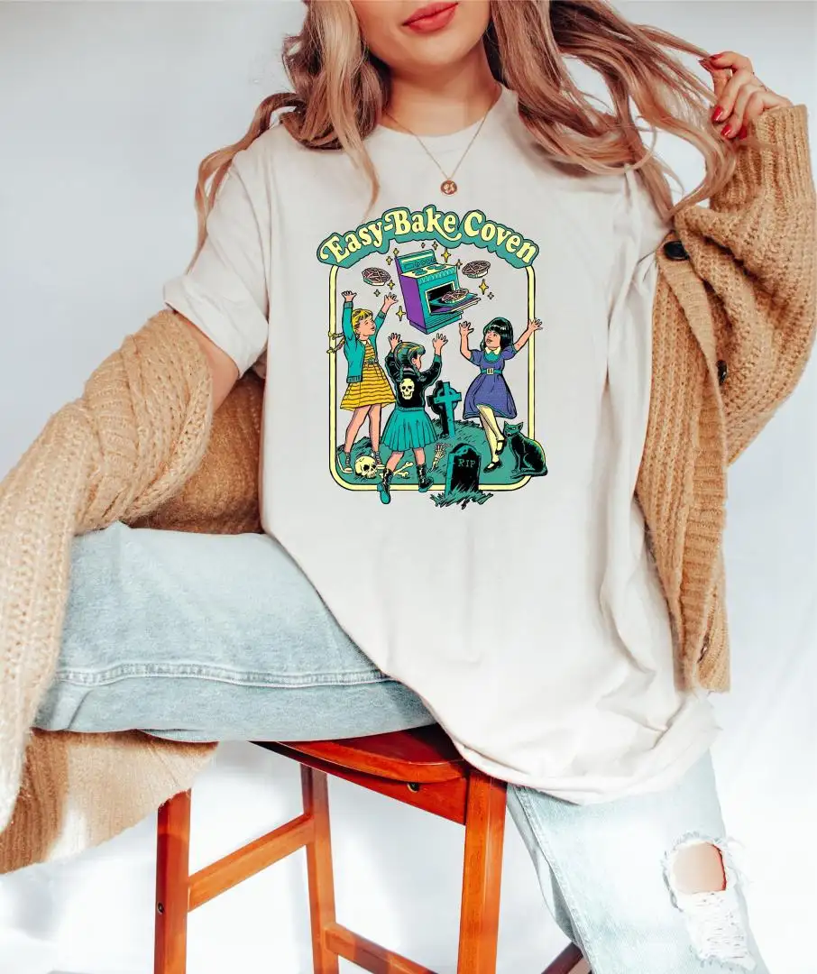 Retro Halloween Shirt, Retro Halloween 90s, Easy Bake Coven Halloween Shirt, Halloween Family Shirt, Horror Movie, Halloween Gifts