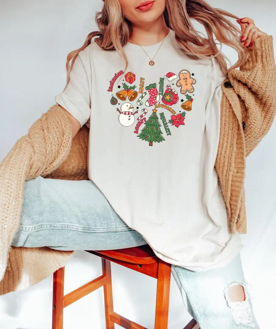 Inclusion Christmas Shirt / Christmas Special Education / Teacher Christmas Sweater / Mental Health Christmas / Therapist Christmas Gifts