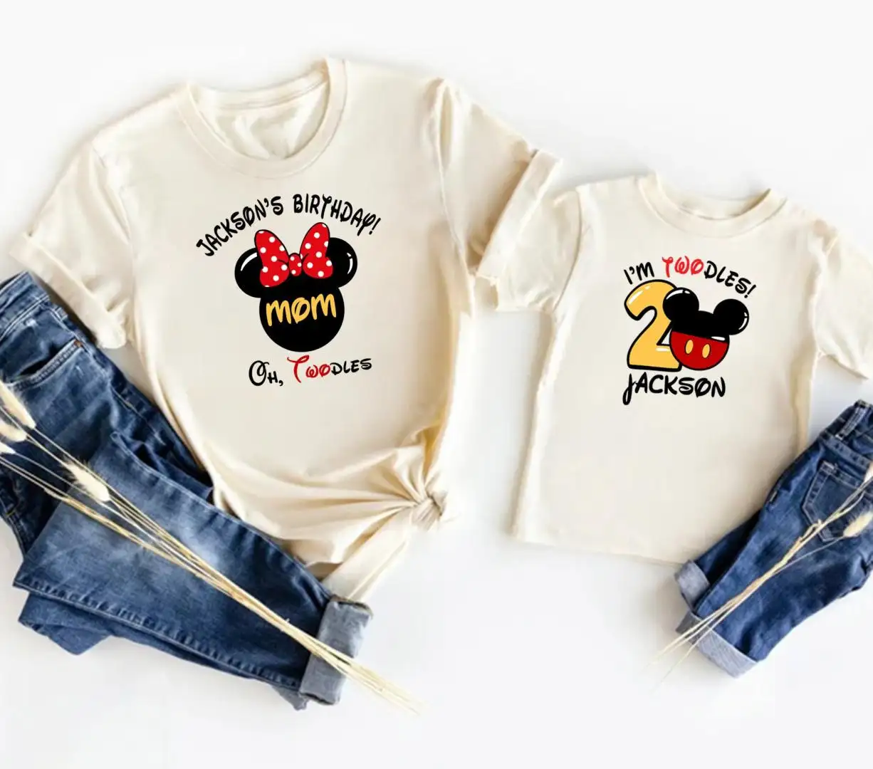 Disney Mickey Birthday Boy Shirt for 2nd Birthday Squad