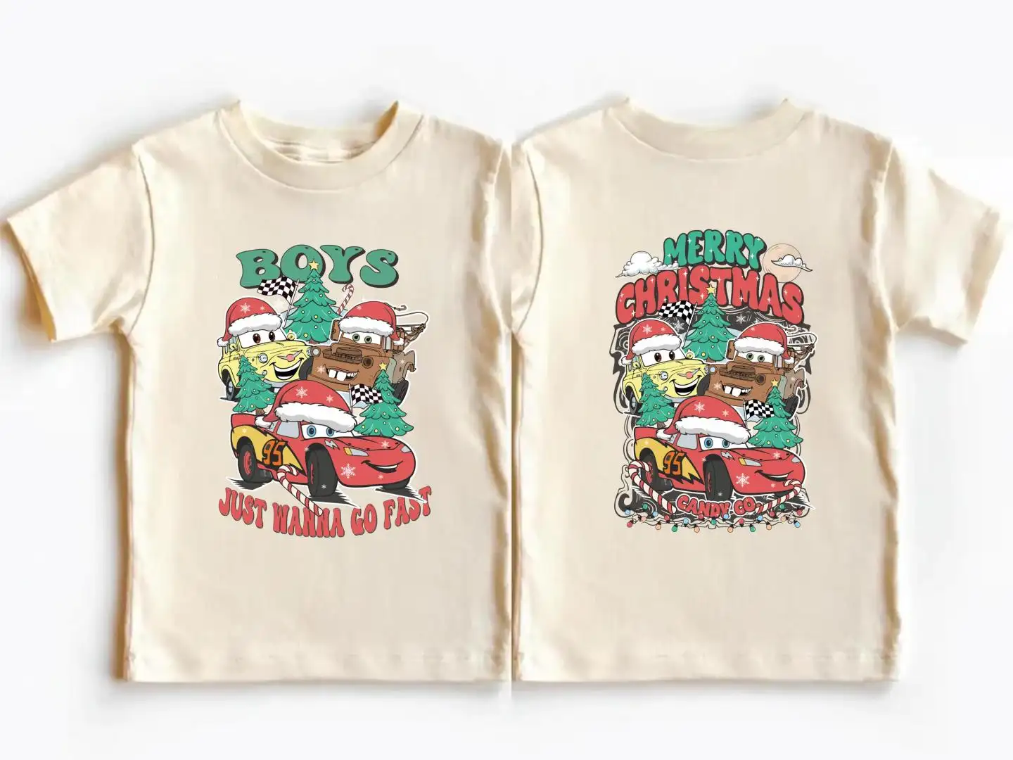 Disney Cars Christmas Shirt, McQueen Boys Holiday Sweatshirt, Lightning Merry Christmas, Cars XMAS Sweater, Disneyland Christmas Trip Gift