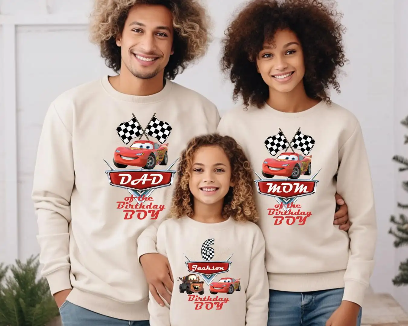 Disney Cars Lightning McQueen Birthday Shirt