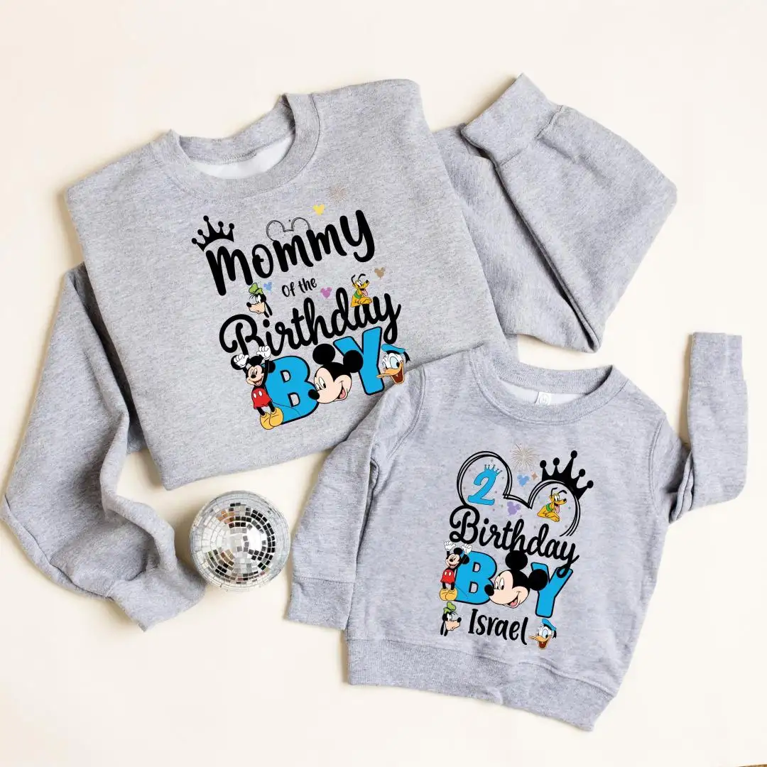 Custom Disney Birthday Boy Shirt for Family Vacation