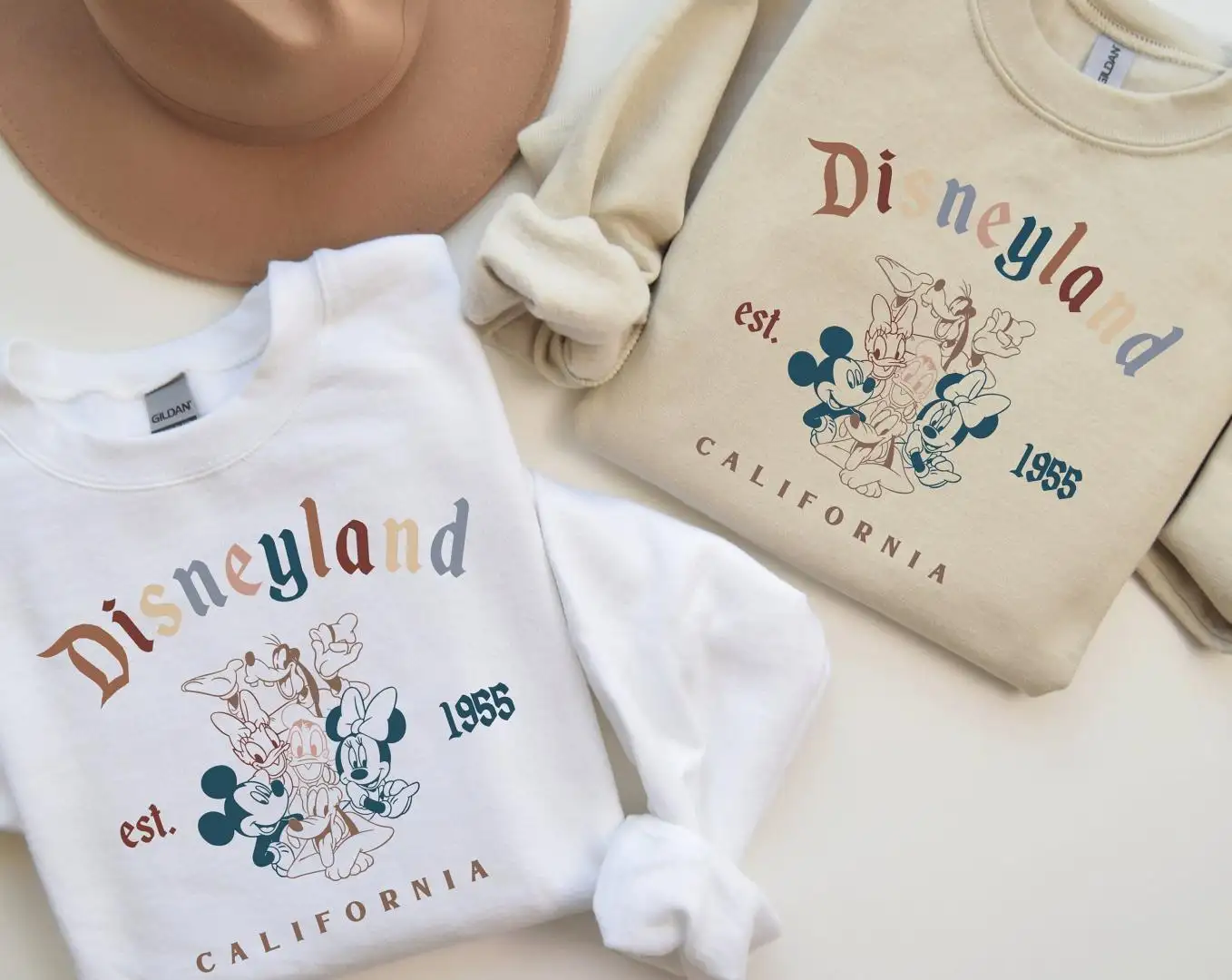Disneyland Sweatshirt / Disneyland California Sweatshirt / 2025 Disney Trip Sweatshirt / Disney Family Vacation / Mickey and Friends Sweater