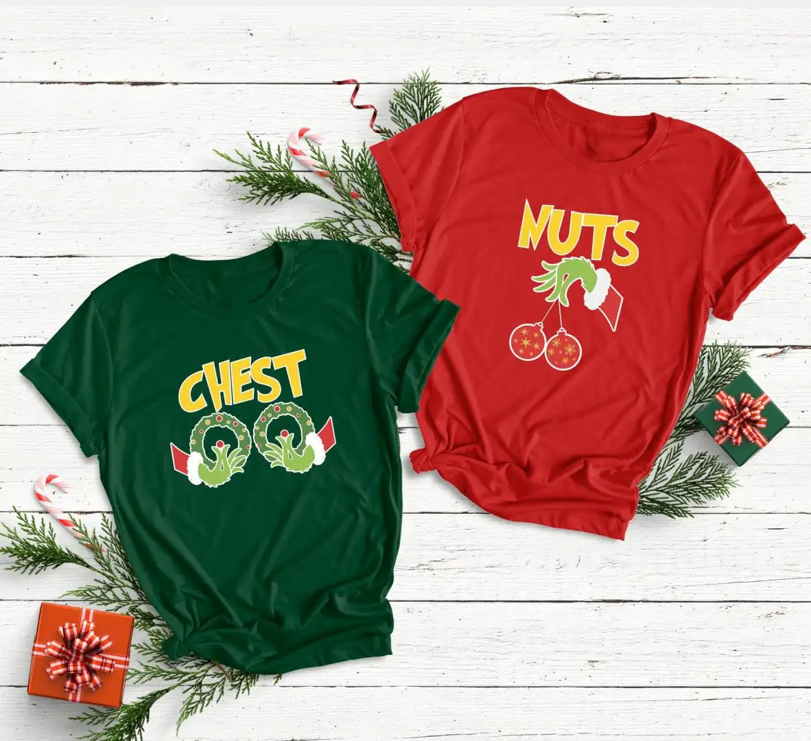 Chest Nut Christmas Couple Shirt / Christmas Couple Shirt / Matching Christmas Sweatshirt / Christmas Gift Shirt / Christmas Party Shirt