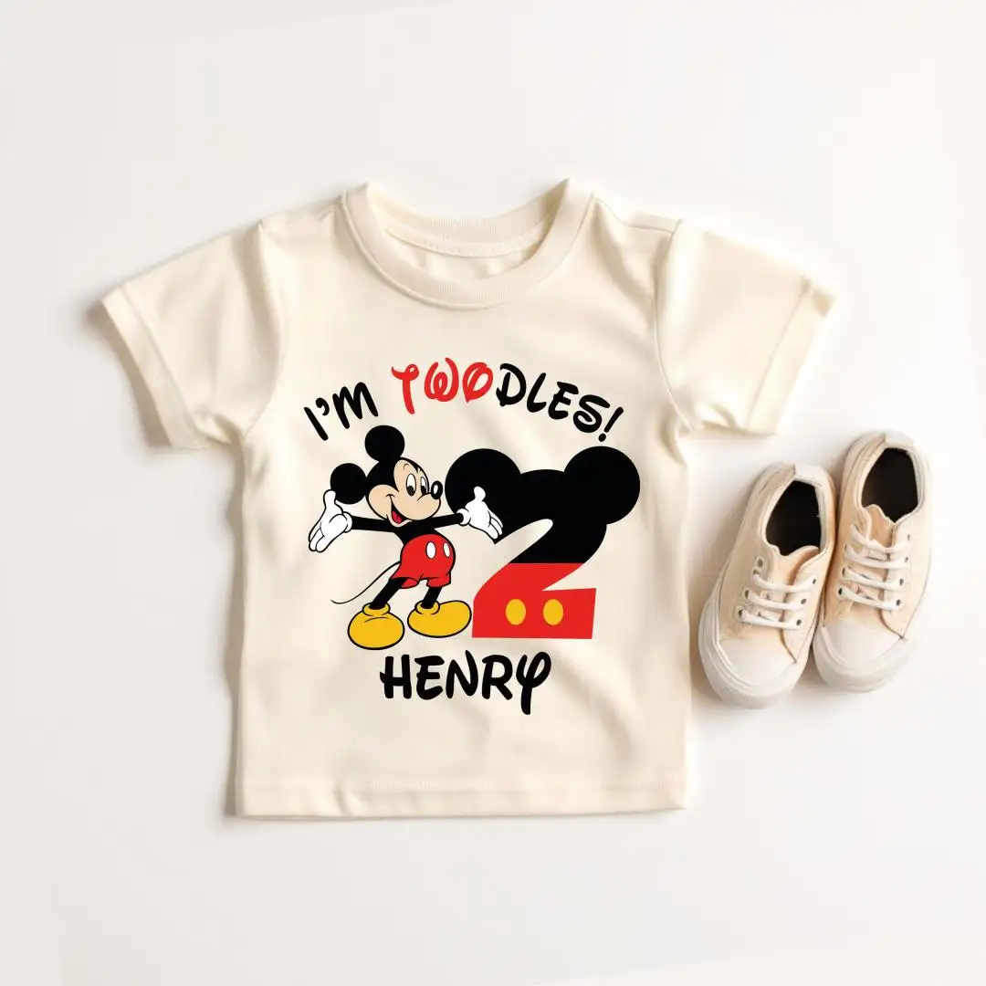 Custom Mickey Twodles 2nd Birthday Shirt