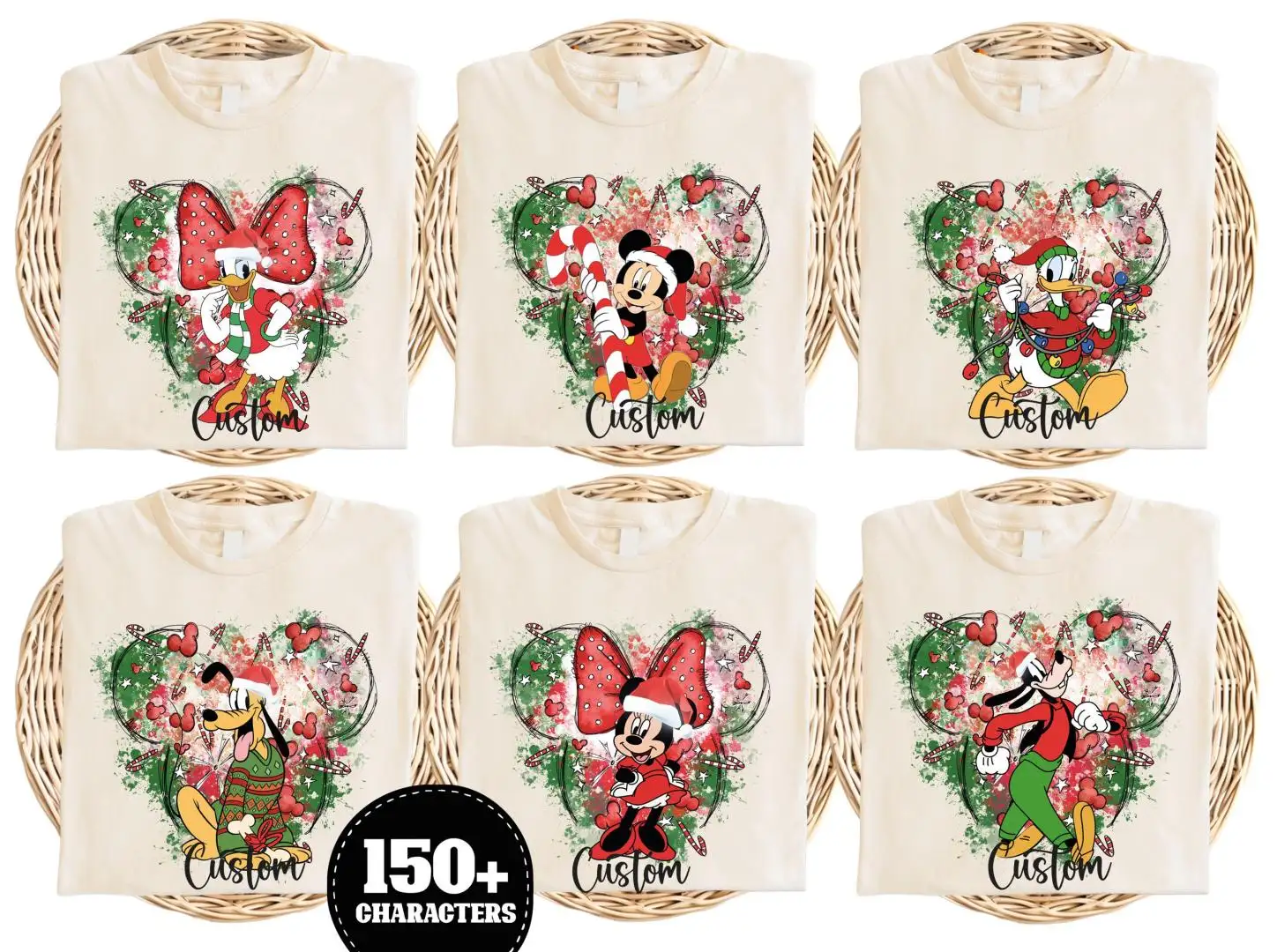 Mickey and Friends Christmas Shirt, Very Merry Xmas Holiday Sweatshirt, Disney Family Xmas Shirt, Disneyland Princess Christmas Trip Shirt