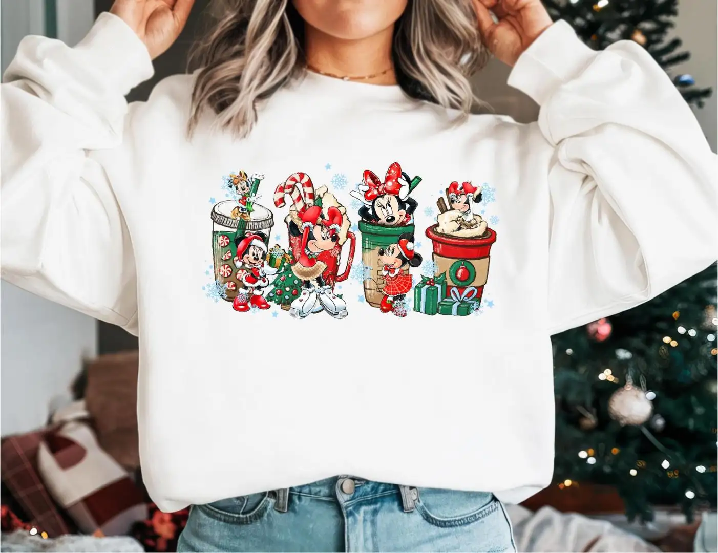 Minnie Christmas Shirt, Disney Very Merry Xmas Party Gift, Disneyland Christmas Family Tee, Disney Christmas Coffee T-Shirt