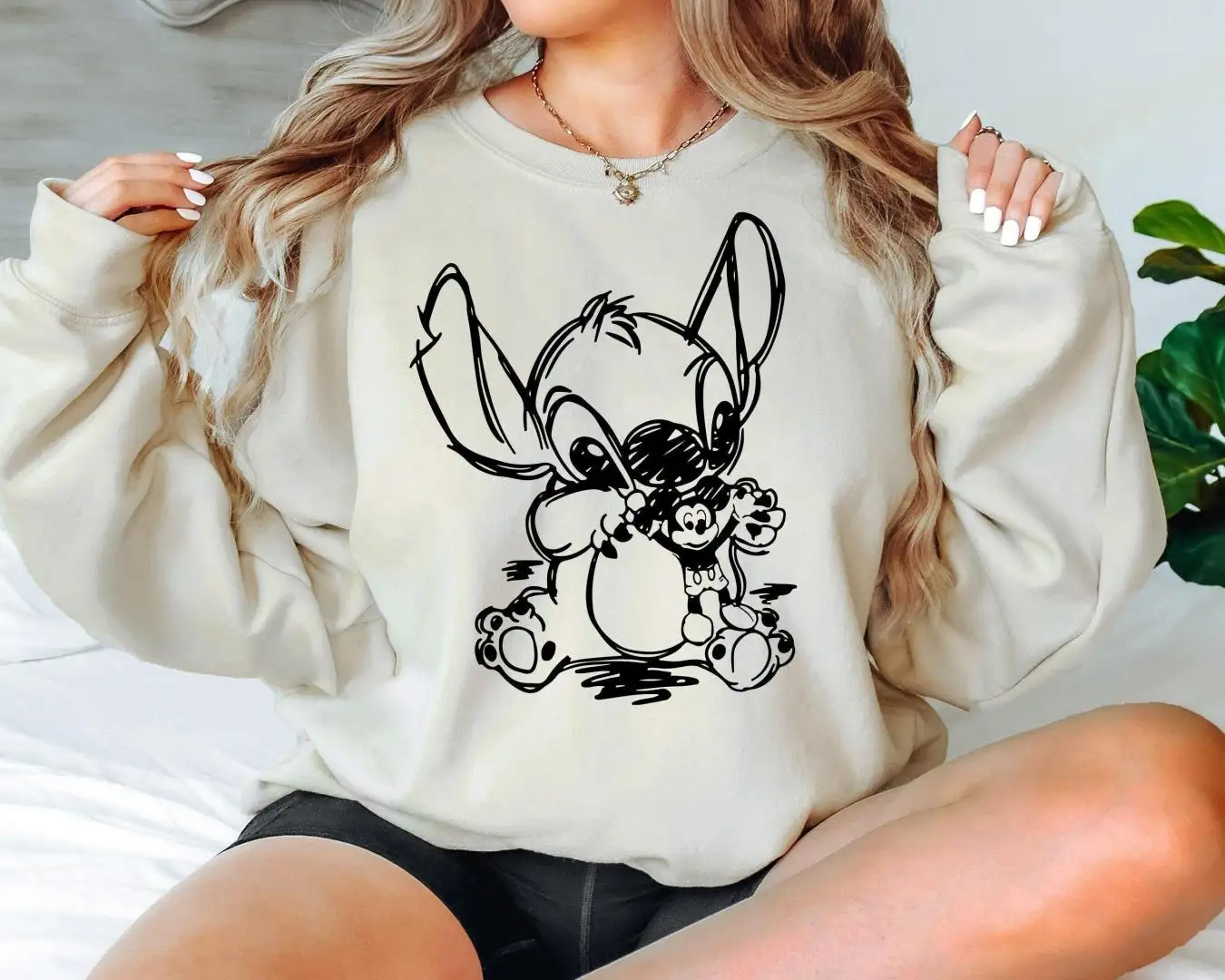 Disney Stitch and Mickey Shirt for Kids