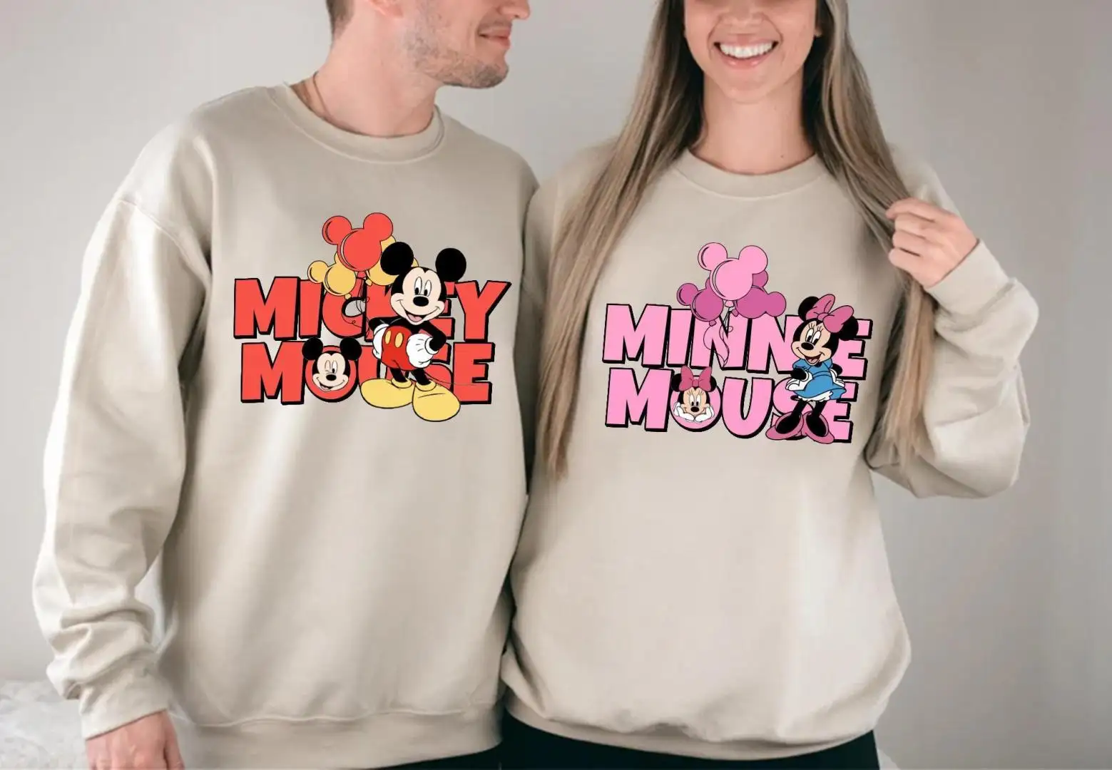 Disney Family Shirt with Mickey and Friends Balloons