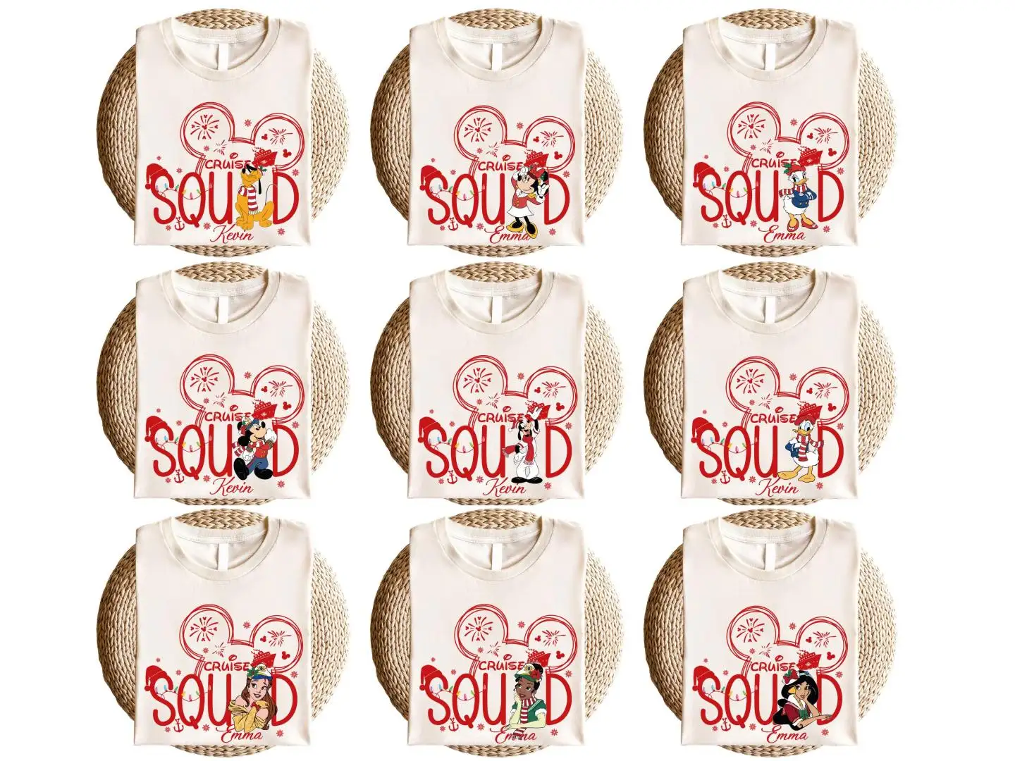 Disney Christmas Cruise Squad Shirt, Christmas Pirate Shirt, Custom Family Cruise Xmas Sweatshirt, Mickey and Friends Xmas Cruise T-Shirt