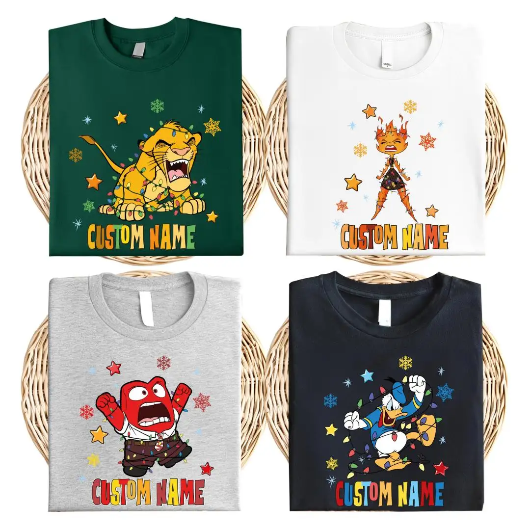 Disney Is This Jolly Enough Shirt, Disneyland Holiday Sweater, Lion King Xmas Tee, Disney Character Christmas Shirt, Inside Out Xmas T-Shirt