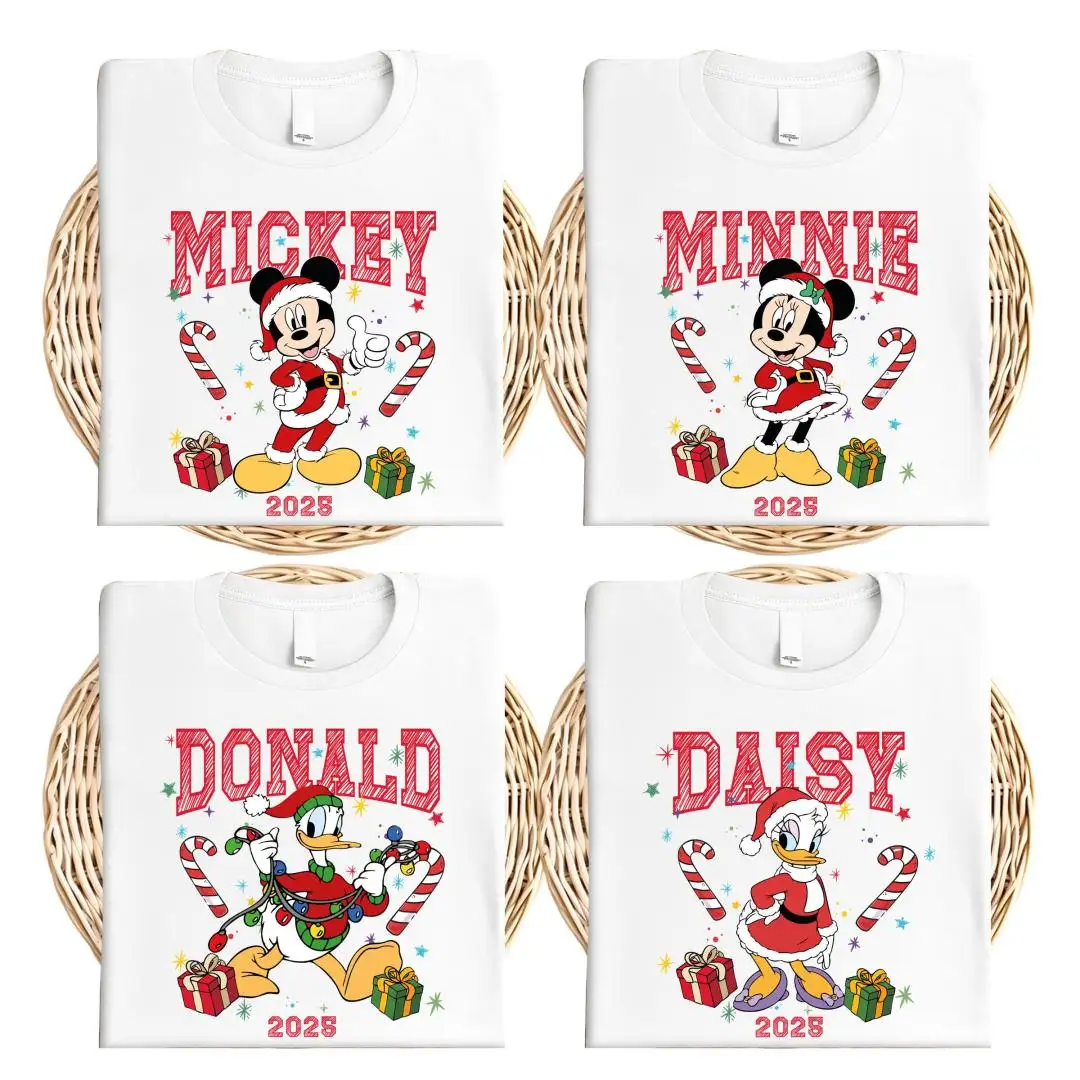 Mickey Friends Christmas Shirt, Disneyland Holiday Sweater, Disney Party 2025 Shirt, Disney Xmas Trip Tee, Disney Merry Christmas T-Shirt