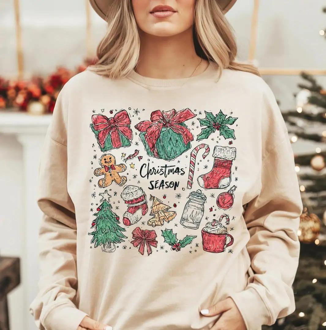 Christmas Season Sweatshirt, Very Merry Christmas Shirt, Family Holiday Xmas Gift Tee, Christmas Vibes Shirt, Winter Holiday T-Shirt