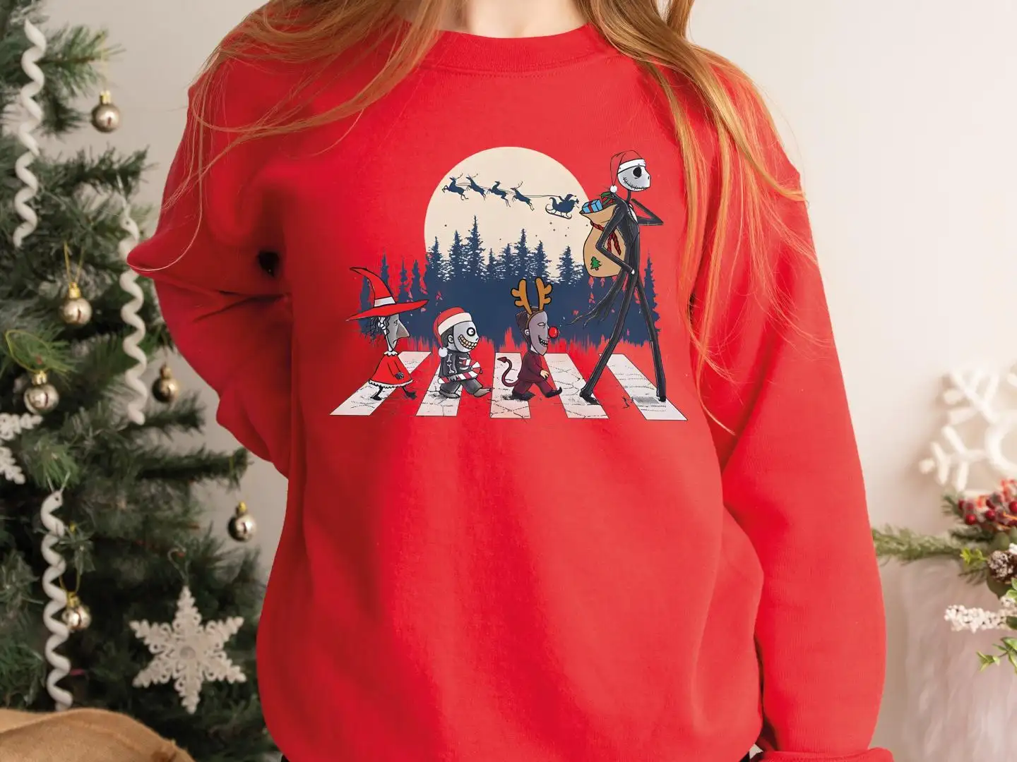 Nightmare Before Christmas Shirt, Very Merry Party 2025 Shirt, WDW Xmas Holiday Sweat, Disney Jack Skellington Sally Oogie Boogie T-Shirt