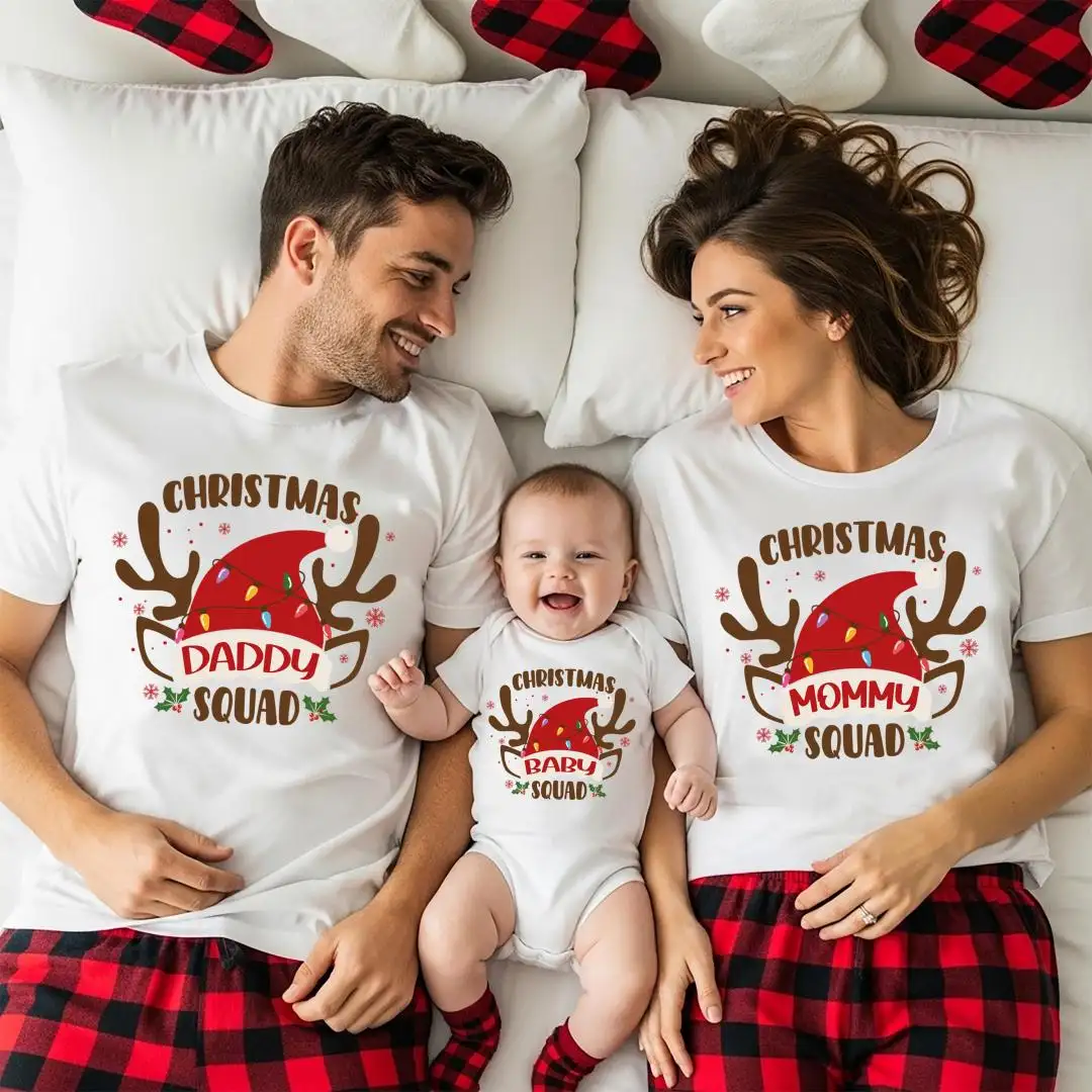 Santa Christmas Squad Shirt, Very Merry Xmas Tee, Winter Holiday Sweatshirt, Family Xmas 2025 Crew T-Shirt, Christmas Party Matching Tee