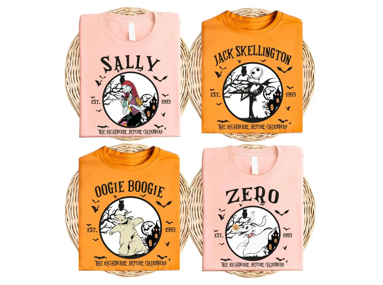 Nightmare Before Halloween Shirt, Oogie Boogie Bash Lock Shock Barrel Tee, Disney Halloween Horror Shirt, Jack Skellington and Sally T-Shirt