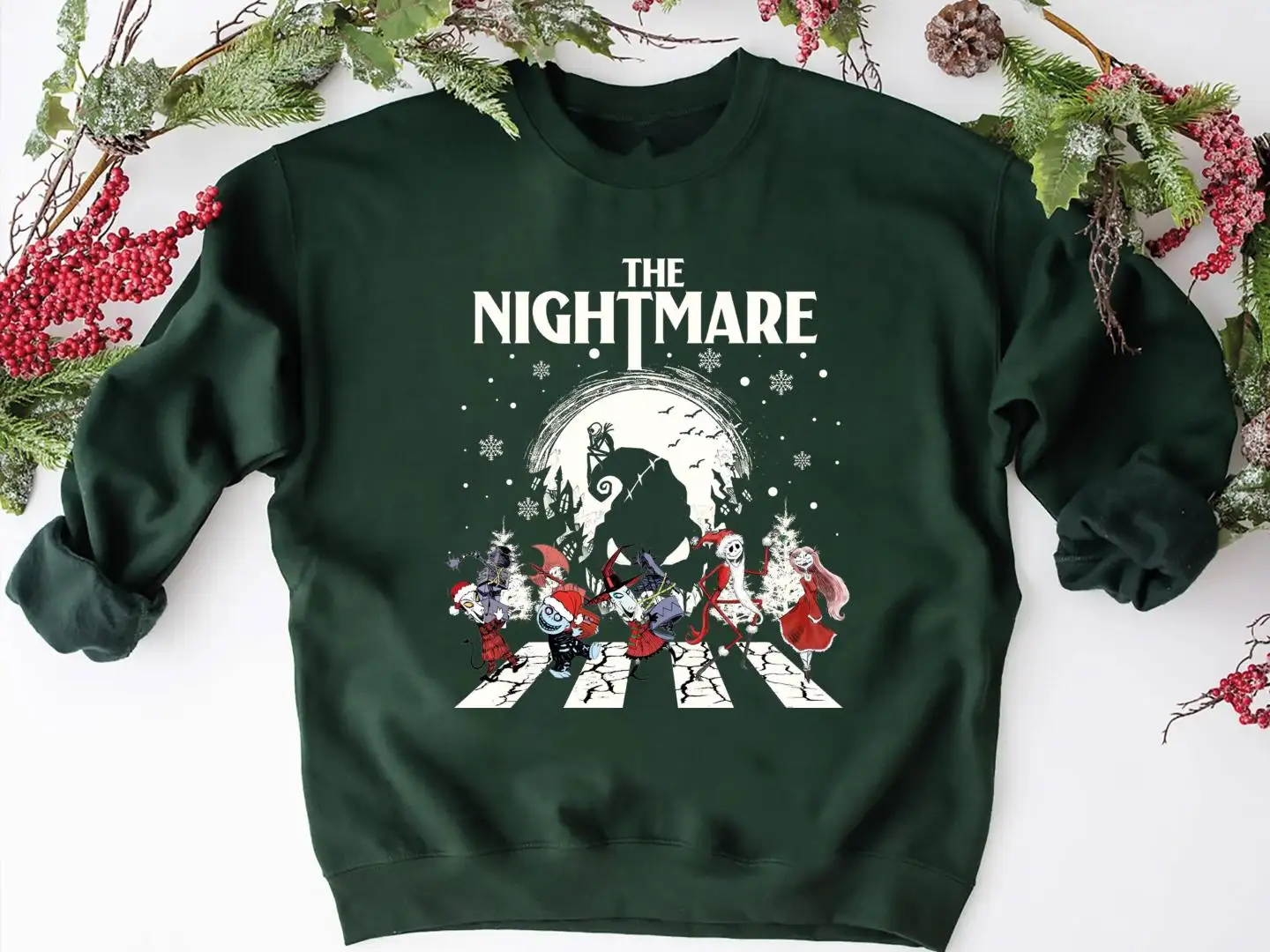 The Nightmare Before Christmas Shirt, Disney Jack Skellington Sally Oogie Boogie Shirt, Very Merry Party 2025 Shirt, WDW Xmas Holiday Shirt