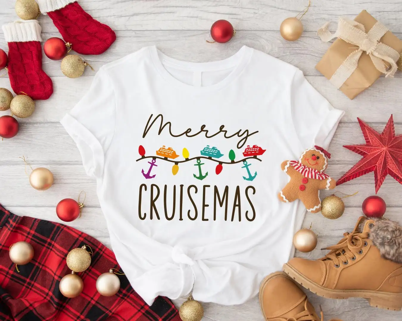 Merry Cruisemas Shirt, Christmas Lights Tee, Family Christmas Cruise Shirts, Matching Christmas Cruise Shirt, Christmas Holiday Trip