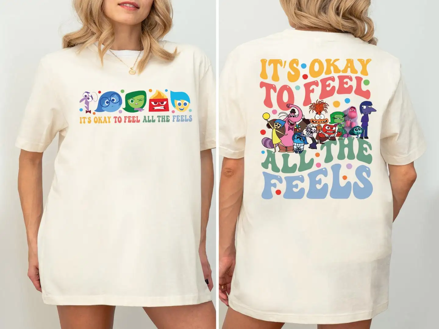 Feel All The Feels Disney Mental Health Shirt