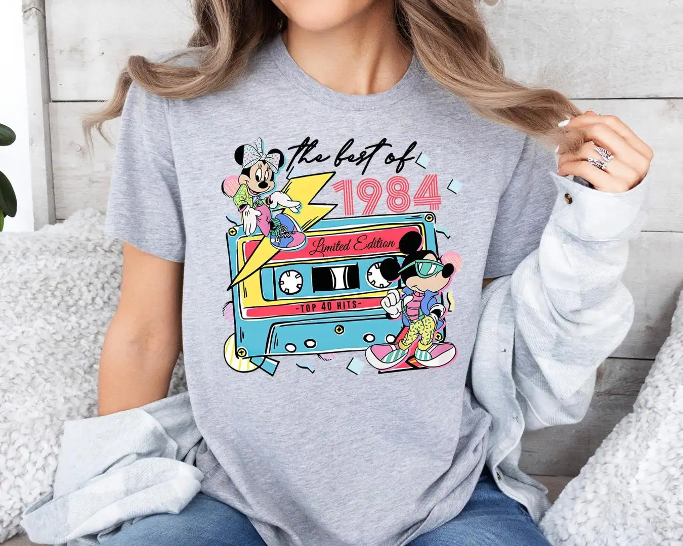 Vintage 1984 Mickey Disneyland 40th Birthday Shirt