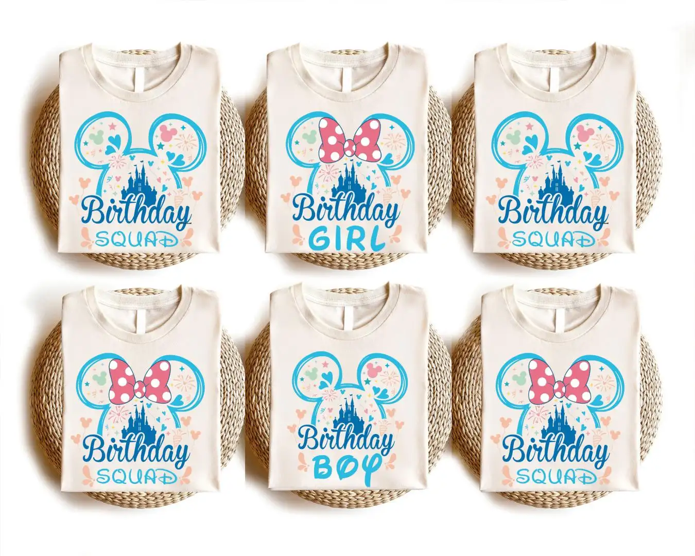 Disney Birthday Squad Shirt for Family Matching
