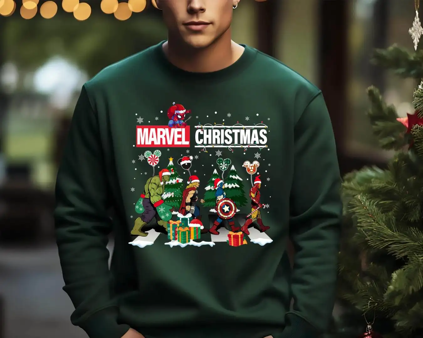 Marvel Christmas Shirt, Disney Superhero Xmas Shirt, Iron Man Xmas Tee, Captain America Xmas Tee, Hulk Xmas Tee, Marvel Lover, Thor Xmas Tee