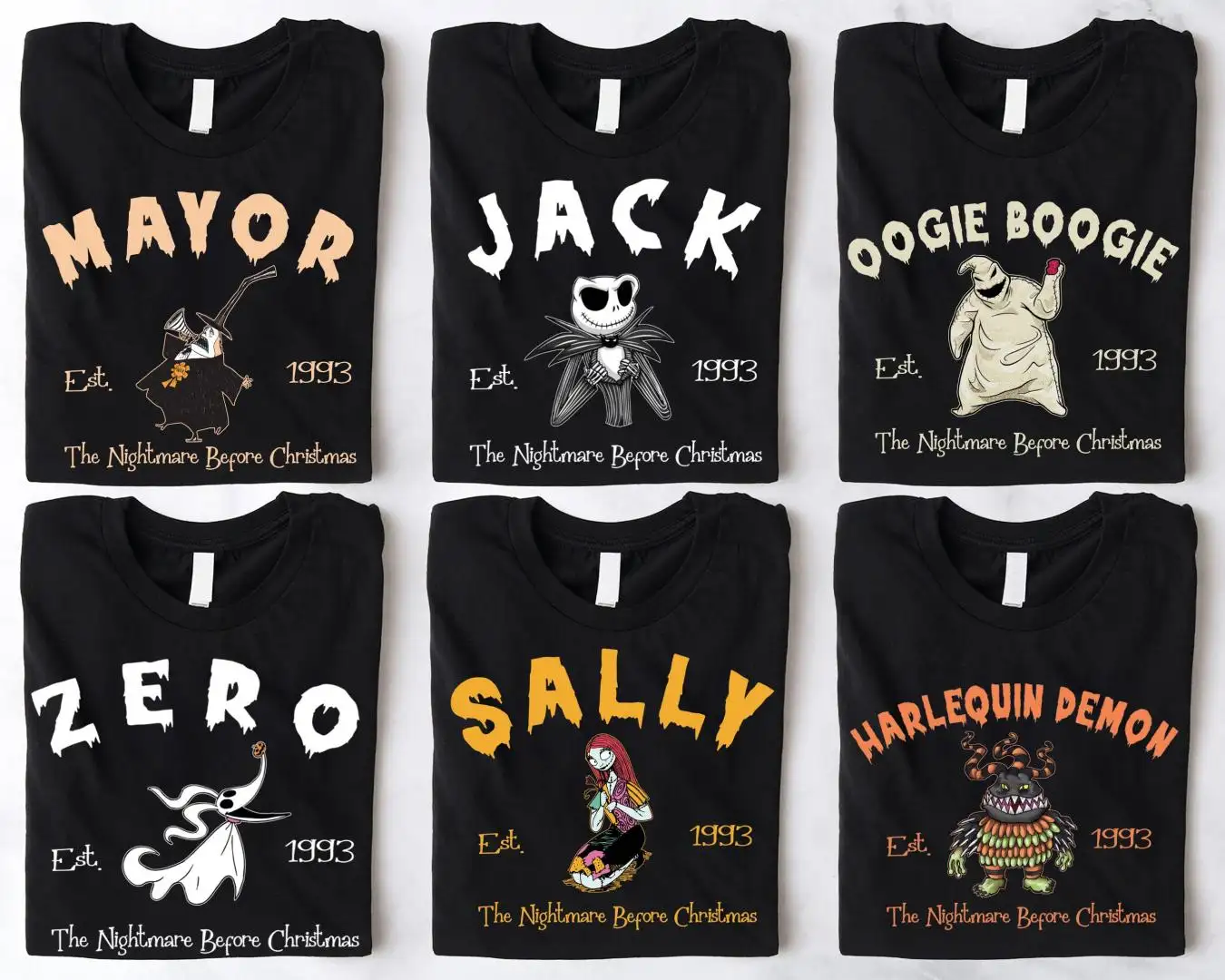 Nightmare Before Christmas Shirt, Disney Halloween Shirt, Spooky Season Shirt, Jack Skellington Sally Halloween Shirt, Oogie Boogie Shirt