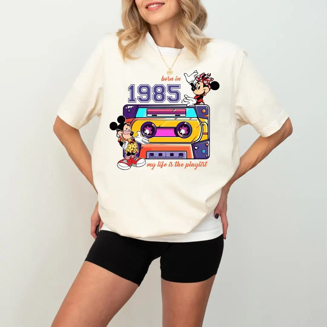 Disney 1985 Born In Playlist Shirt