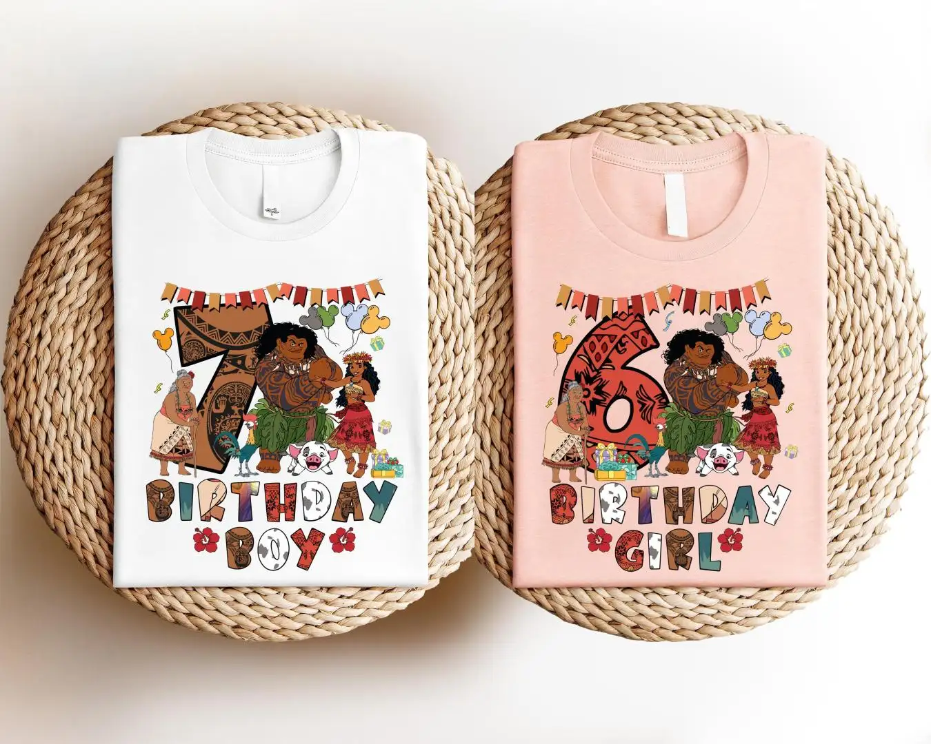 Disney Moana Maui Birthday Shirt for Kids